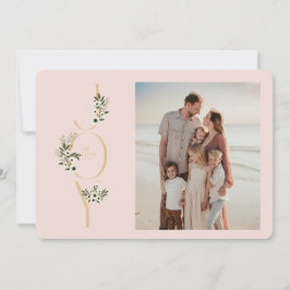 Festividades Cartão de Natal de Joia Botânica