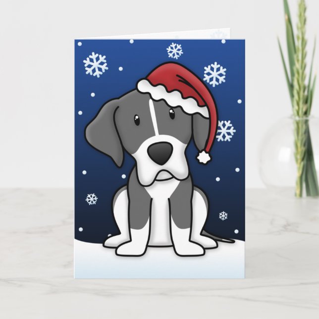 Festividades Cartão de Natal de Kawaii Mantle (Frente)