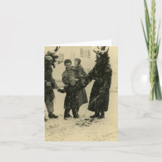 Festividades Cartão de Natal de Krampus