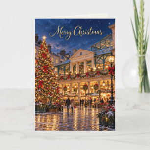 Festividades Cartão de Natal de Londres Covent Garden