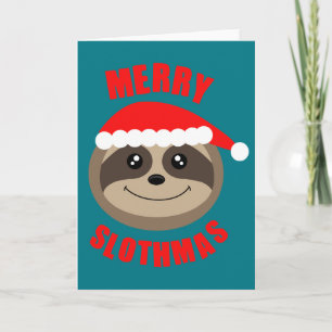 Festividades Cartão de Natal de Lúth Slothmas feliz