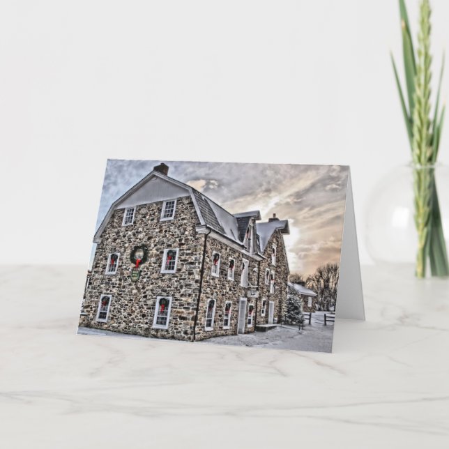 Festividades Cartão de Natal de Mill Grist (Frente)