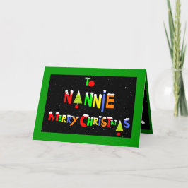 Festividades Cartão de Natal de Nannie