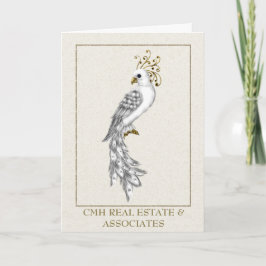 Festividades Cartão de Natal de Negócios Corporativo com Natal