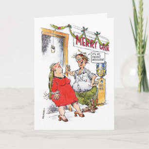 Festividades Cartão de Natal de nerd