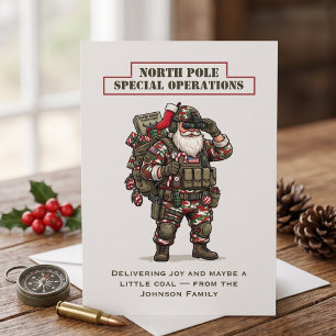 Festividades Cartão de Natal de Operações Especiais do Polo Nor