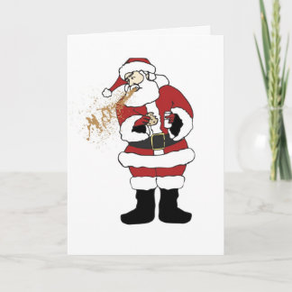 Festividades Cartão de Natal de Papais noeis