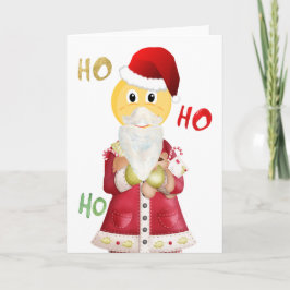 Festividades Cartão de Natal de Papais noeis Emoji