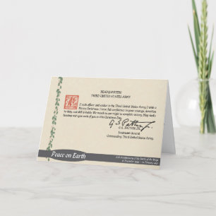 Festividades Cartão de Natal de Patton