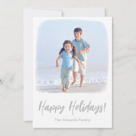 Festividades Cartão de Natal de Praia | Cartão com fotos costei
