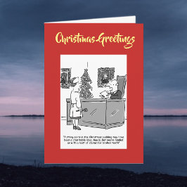 Festividades Cartão de Natal de Pudim com Código QR