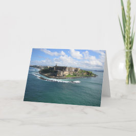 Festividades Cartão de Natal de Puerto Rico Feliz Navidad