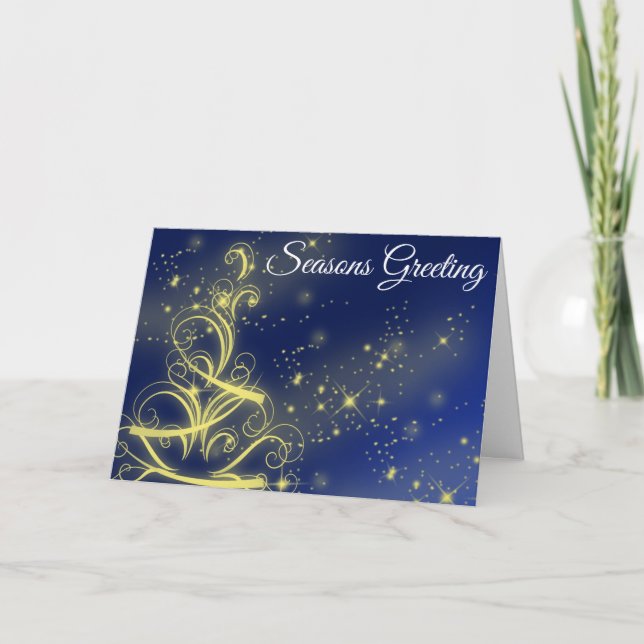 Festividades Cartão de Natal de Saudações da Estação Design Mod (Frente)