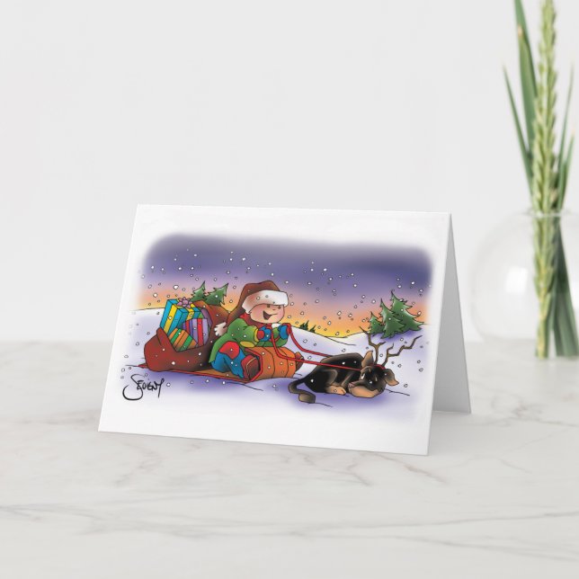 Festividades Cartão de Natal de Sevigny_Cute (Frente)