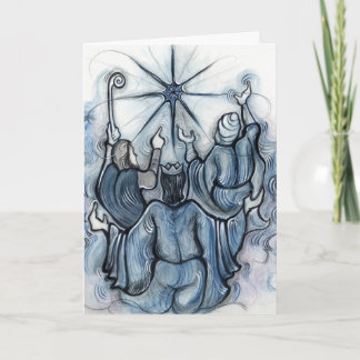 Festividades Cartão de Natal de Três Kings