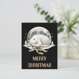 Festividades Cartão de Natal de Urso Polar