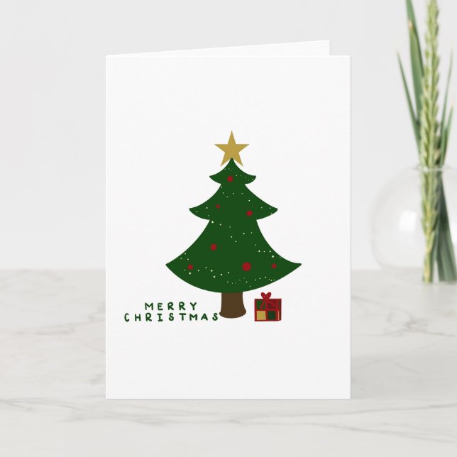 Festividades Cartão de Natal de vazio (Frente)