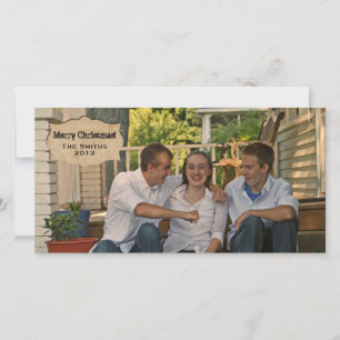 Festividades Cartão de Natal de Vintage Parergs Country