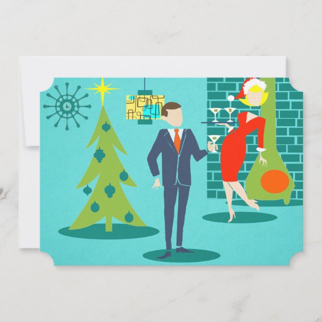 Festividades Cartão de Natal de Vossa Feriada (Frente)