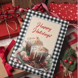 Festividades Cartão de Natal de Xadrez de Buffalo