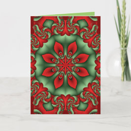 Festividades Cartão de Natal decorativo do caleidoscópio com
