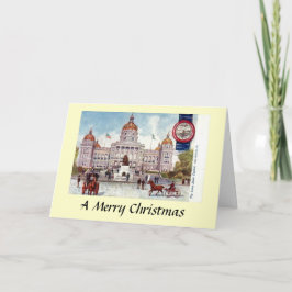 Festividades Cartão de Natal - Des Moines, Iowa, EUA