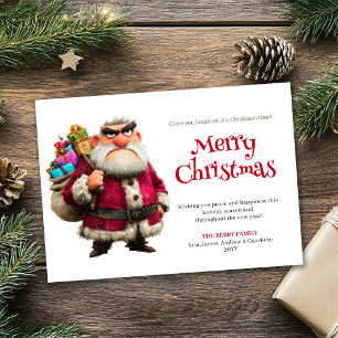 Festividades Cartão de Natal digital personalizado de quadrinho