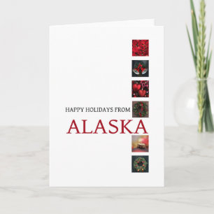 Festividades Cartão de Natal do Alaska, específico do estado