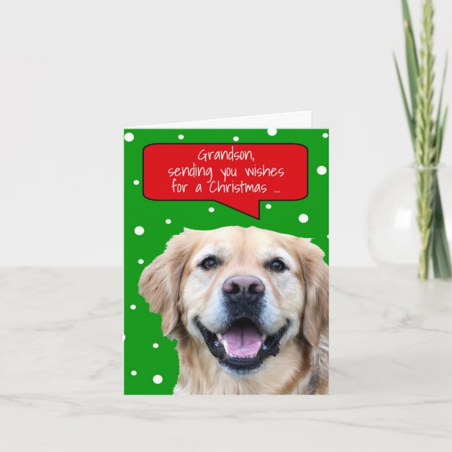 Festividades Cartão de Natal do Avô (Frente)