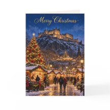 Cartão de Natal do Castelo de Edimburgo