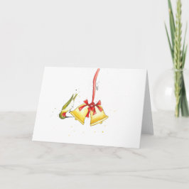 Festividades Cartão de Natal do colibri
