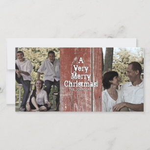 Festividades Cartão de Natal do Country Red Barn 2 Fotografias