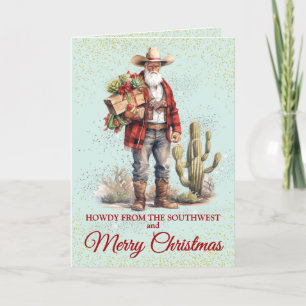 Festividades Cartão de Natal do Deserto Sudoeste