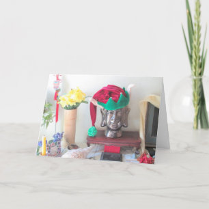 Festividades Cartão de Natal Do Elf Budista