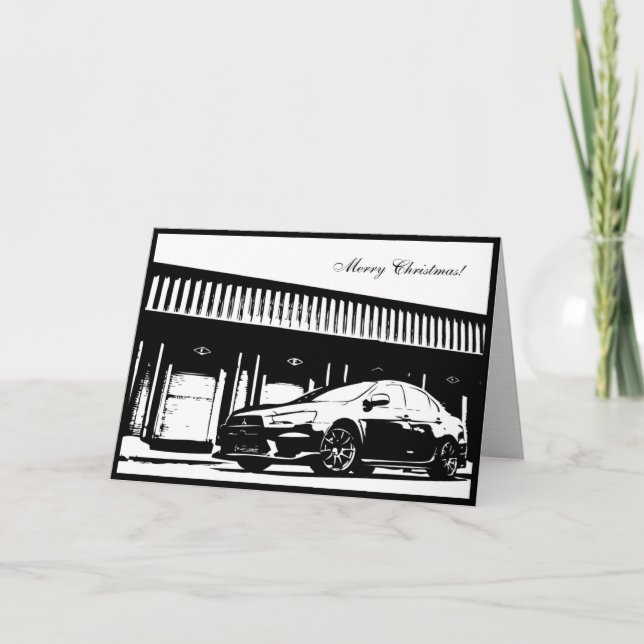 Festividades Cartão de Natal do EVO X (Frente)