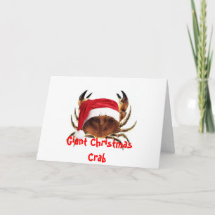 Festividades Cartão de Natal do Giant Enemy Crab