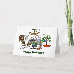 Festividades Cartão de Natal do Ham Radio Whacky Shack