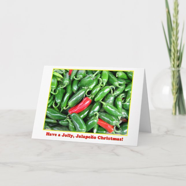 Festividades Cartão de Natal do Jalapeno (Frente)