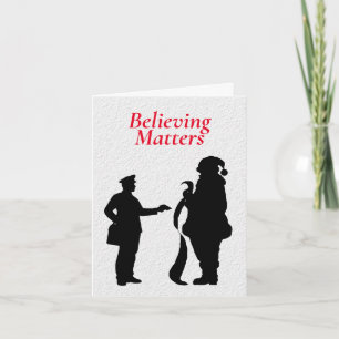 Festividades Cartão de Natal do Mailman e do Papai Noel