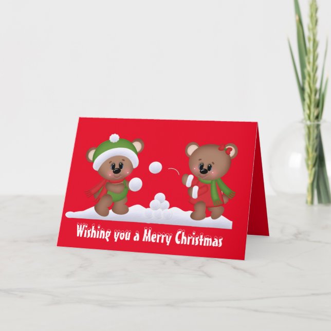 Festividades Cartão de Natal do Melhor Amigo (Frente)