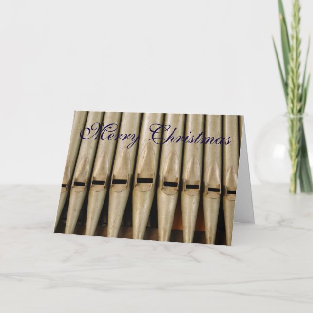 Festividades Cartão de Natal do Organ Pipes (Frente)