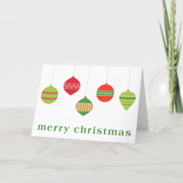 Festividades Cartão de Natal do Ornament