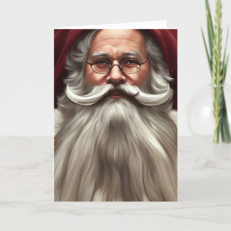 Festividades Cartão de Natal do Papai Noel Vintage