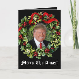 Festividades Cartão de Natal do presidente Donald Trump