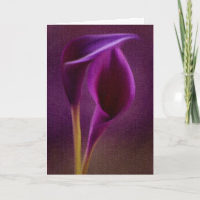 Festividades Cartão de Natal do roxo real (Frente)