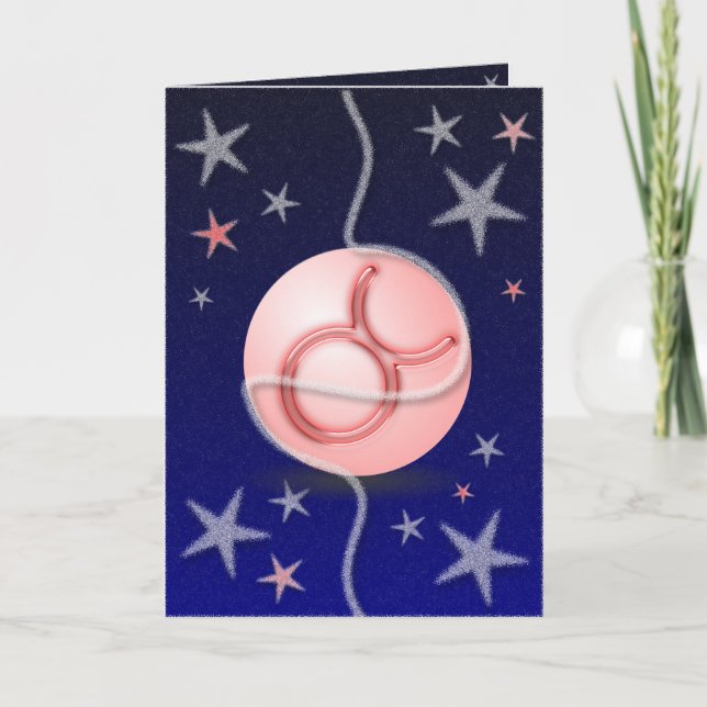 Festividades Cartão de Natal do Taurus (Frente)