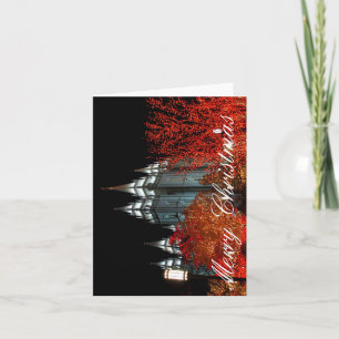 Festividades cartão de Natal do templo do slc