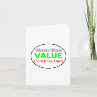 Festividades Cartão de Natal do valor