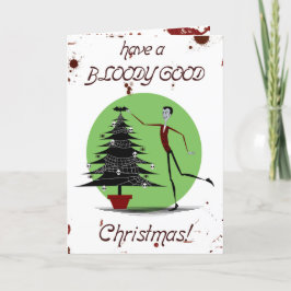 Festividades Cartão de Natal do vampiro