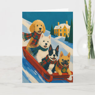 Festividades Cartão de Natal do West Highland White Terrier